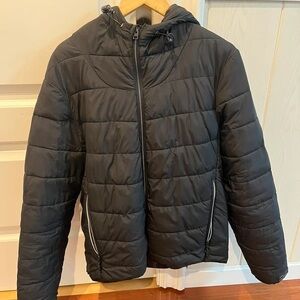 Bershka Black Puffer Jacket